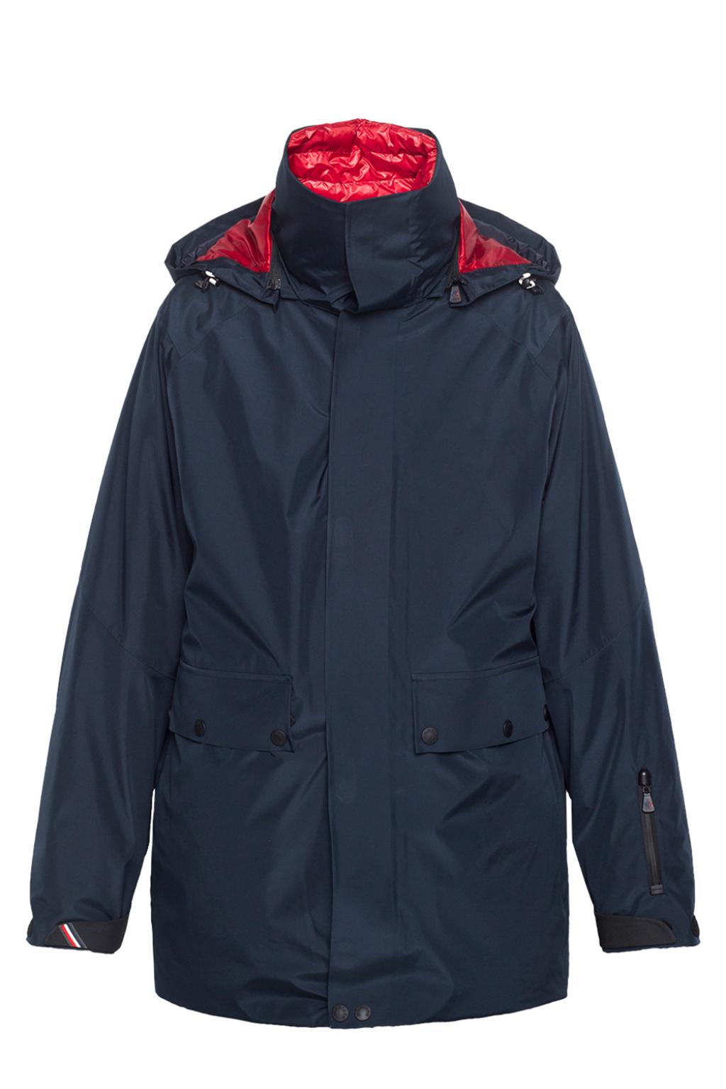 Navy blue Hooded rain jacket Moncler Grenoble - Vitkac Canada